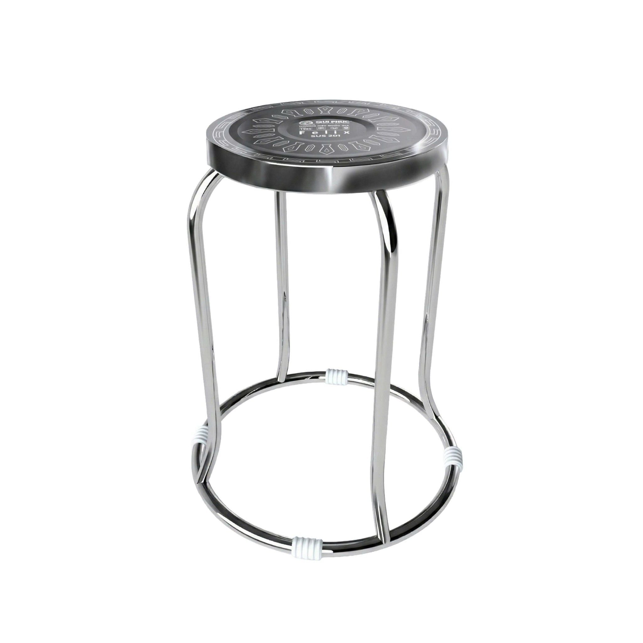  Ghế đôn inox FELIX mặt 28 phi 19 