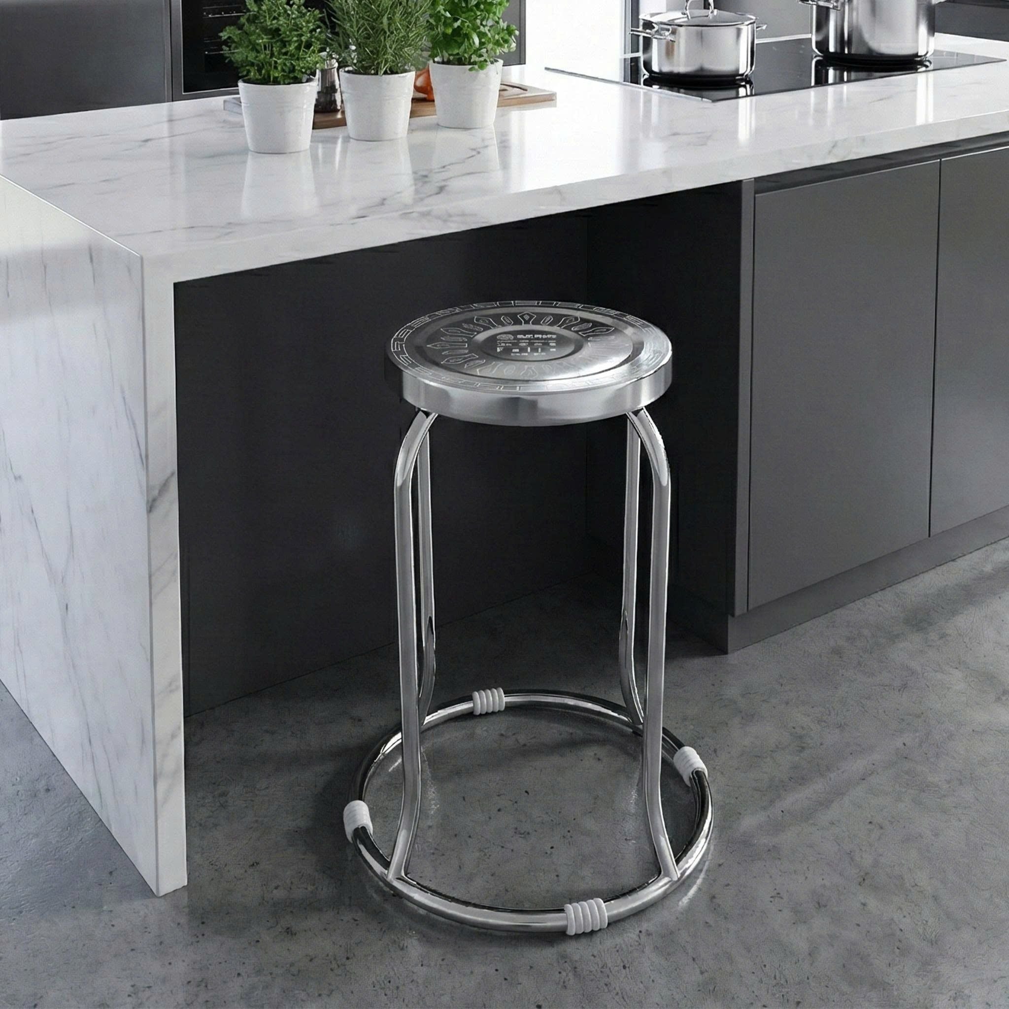  Ghế đôn inox FELIX mặt 28 phi 19 