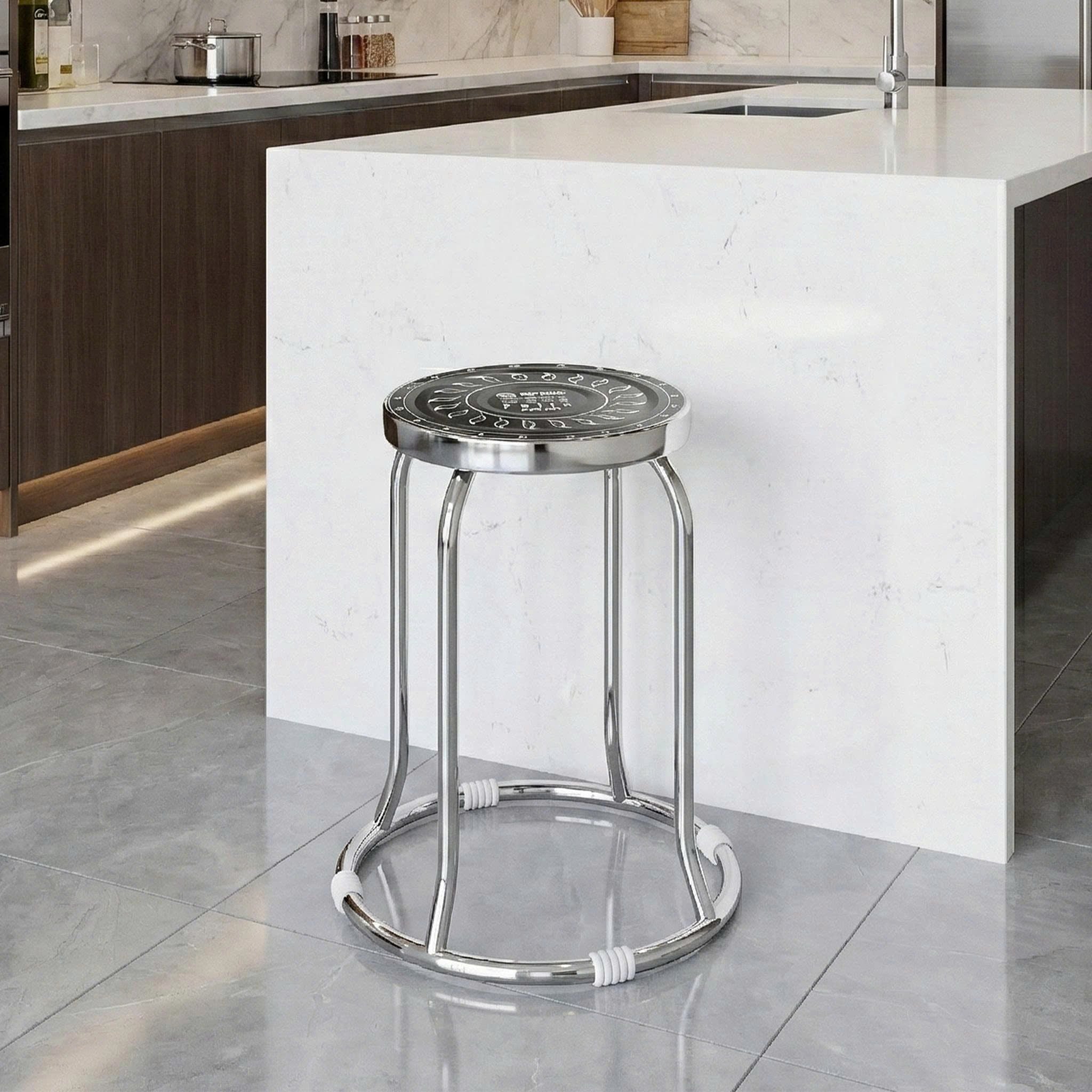  Ghế đôn inox FELIX mặt 28 phi 19 