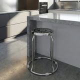  Ghế đôn inox FELIX mặt 28 phi 19 