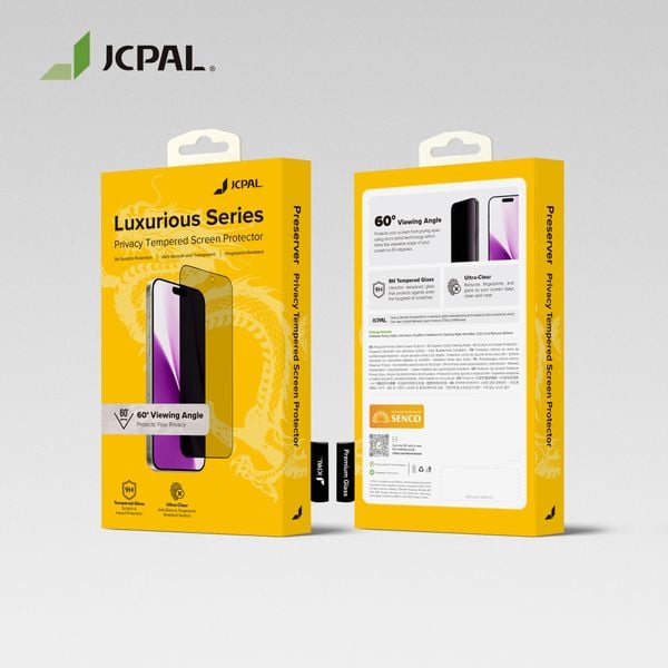  Cường Lực JCPAL Chống Nhìn Trộm iPhone 17 