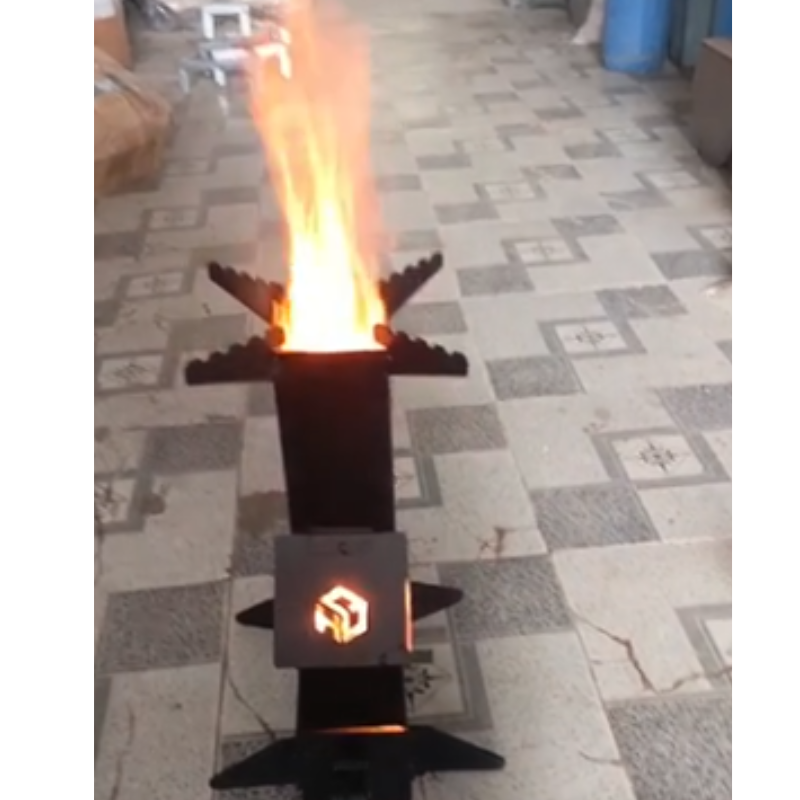 Bếp củi hỏa tiễn sài gòn – tiết kiệm củi,lửa mạnh như bếp gas công nghiệp