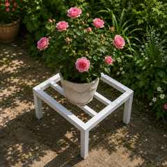 KỆ KÊ CHẬU CẢNH SẮT HÌNH VUÔNG SẮT 25x25 KÍCH 20,25,30CM | KỆ KÊ CHẬU HOA CHỊU LỰC CAO SIÊU CHẮC CHẮN