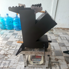 Bếp củi hỏa tiễn sài gòn họng củi 150m có kèm quạt  – dùng cho nồi 60 lit