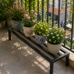 KỆ KÊ CHẬU CẢNH SẮT HÌNH CHỮ NHẬT SẮT 25x25 rộng 20cm | KỆ KÊ CHẬU HOA CHỊU LỰC CAO SIÊU CHẮC CHẮN