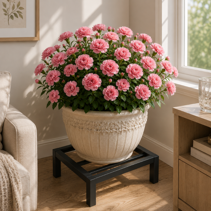KỆ KÊ CHẬU CẢNH SẮT HÌNH VUÔNG SẮT 25x25 KÍCH 20,25,30CM | KỆ KÊ CHẬU HOA CHỊU LỰC CAO SIÊU CHẮC CHẮN
