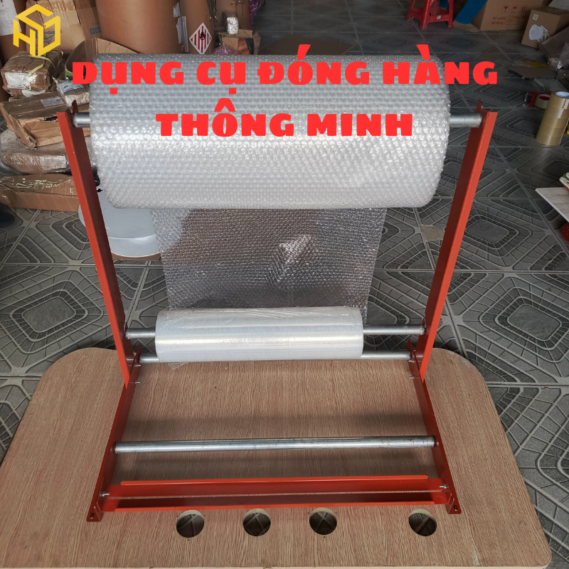 Dụng Cụ Quấn Màng PE & Xốp Nổ 2 Tầng Bằng Thép Carbon 3mm – Siêu Bền,Tăng Năng Suất Đóng Hàng Online
