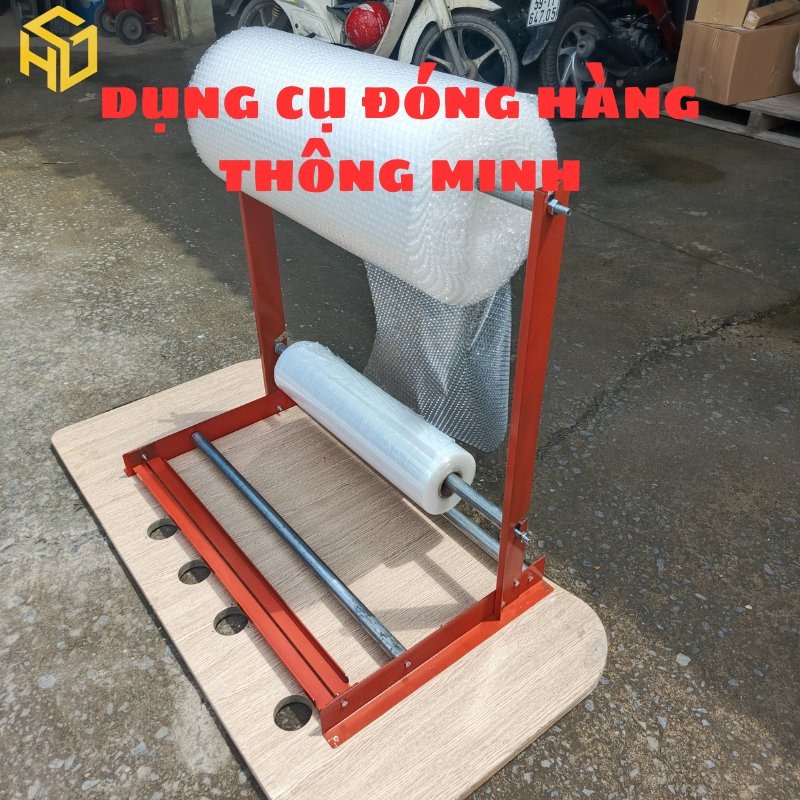 Dụng Cụ Quấn Màng PE & Xốp Nổ 2 Tầng Bằng Thép Carbon 3mm – Siêu Bền,Tăng Năng Suất Đóng Hàng Online