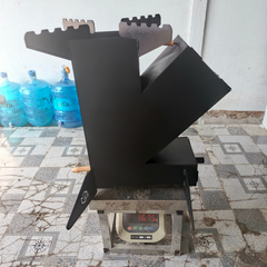 Bếp củi hỏa tiễn sài gòn họng củi 200m có kèm quạt  – dùng cho nồi 130 lit