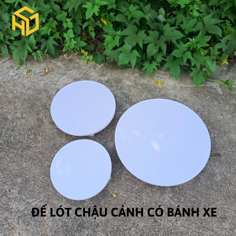 Đế Lót Đa Chậu Cây Composite Có Bánh Xe – Chịu Tải Nặng 150kg, Bền Đẹp & Tiện Lợi