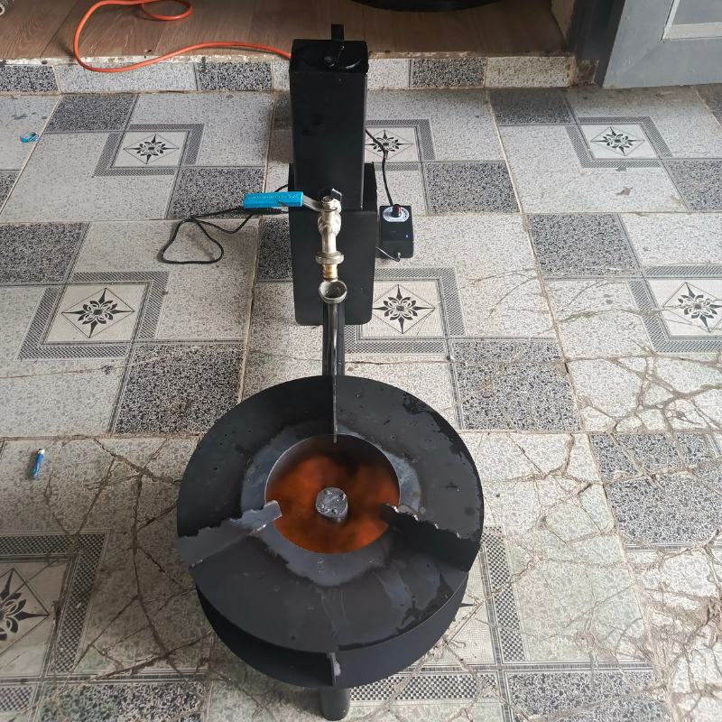 Bếp Dầu Nhớt Thải Sài Gòn – Không Khói, Tiết Kiệm 70%, Nấu Nồi 40cm, Bền Thép Dày