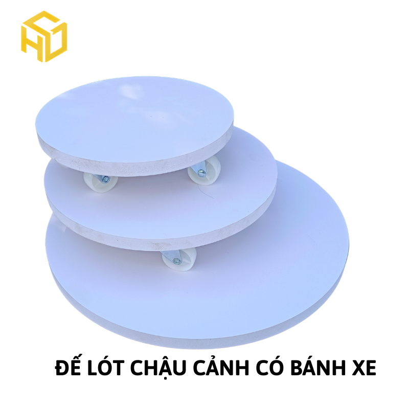 Đế Lót Đa Chậu Cây Composite Có Bánh Xe – Chịu Tải Nặng 150kg, Bền Đẹp & Tiện Lợi
