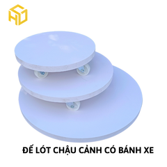Đế Lót Đa Chậu Cây Composite Có Bánh Xe – Chịu Tải Nặng 150kg, Bền Đẹp & Tiện Lợi