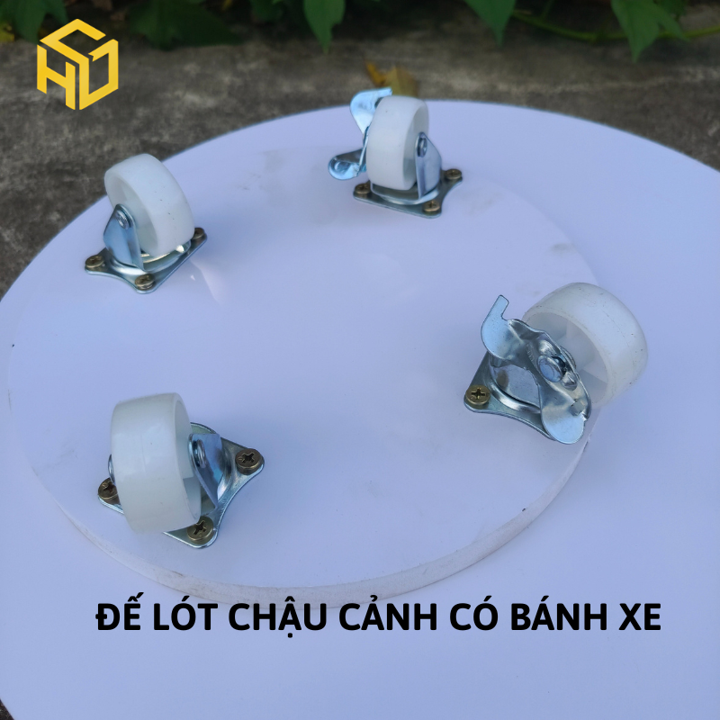 Đế Lót Đa Chậu Cây Composite Có Bánh Xe – Chịu Tải Nặng 150kg, Bền Đẹp & Tiện Lợi
