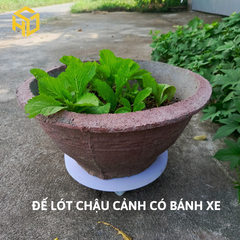Đế Lót Đa Chậu Cây Composite Có Bánh Xe – Chịu Tải Nặng 150kg, Bền Đẹp & Tiện Lợi