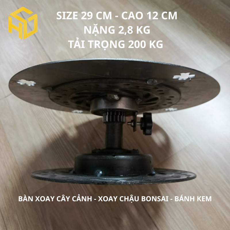 Bàn xoay trưng bày sản phẩm mặt xoay 40cm- có khóa cố định