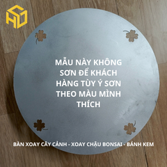 Bàn xoay trưng bày sản phẩm mặt xoay 40cm- có khóa cố định
