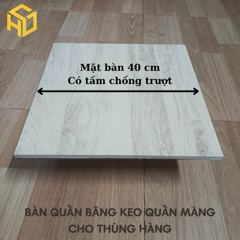 Bàn Xoay Dán Băng Keo – Quấn Màng Thùng Giấy, Thùng Xốp Đóng Gói Hàng Hóa