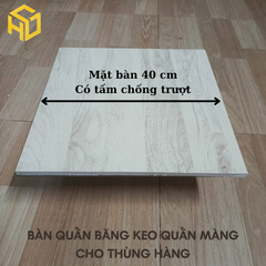 Bàn Xoay Dán Băng Keo – Quấn Màng Thùng Giấy, Thùng Xốp Đóng Gói Hàng Hóa