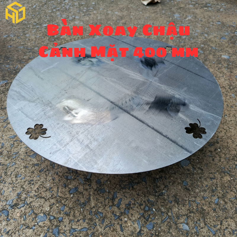 Bàn Xoay cây cảnh chậu bonsai mặt bàn size 60cm chịu tải nặng 90kg