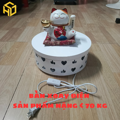 Bàn Xoay Điện Mẫu Like Chịu Tải Nặng – Livestream & Trưng Bày Chuyên Nghiệp
