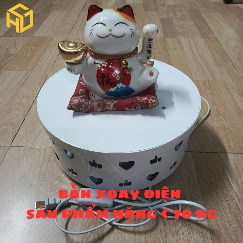 Bàn Xoay Điện Mẫu Like Chịu Tải Nặng – Livestream & Trưng Bày Chuyên Nghiệp