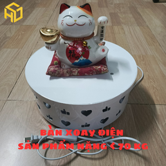 Bàn Xoay Điện Mẫu Like Chịu Tải Nặng – Livestream & Trưng Bày Chuyên Nghiệp