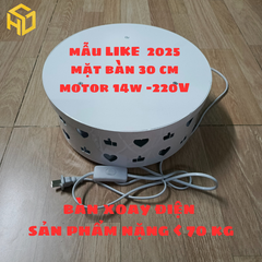 Bàn Xoay Điện Mẫu Like Chịu Tải Nặng – Livestream & Trưng Bày Chuyên Nghiệp