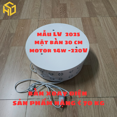 Bàn Xoay Điện Mẫu LV Chịu Tải Nặng – Livestream & Trưng Bày Chuyên Nghiệp