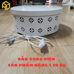 Bàn Xoay Điện Mẫu LV Chịu Tải Nặng – Livestream & Trưng Bày Chuyên Nghiệp