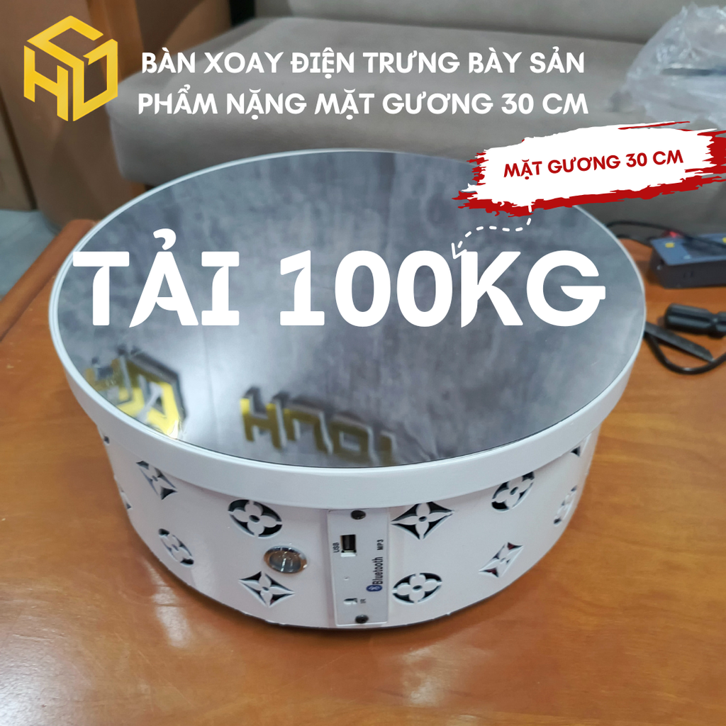 Bàn Xoay Phát Nhạc – Đế Xoay Chụp Hình, Trưng Bày Sản Phẩm Size 30cm