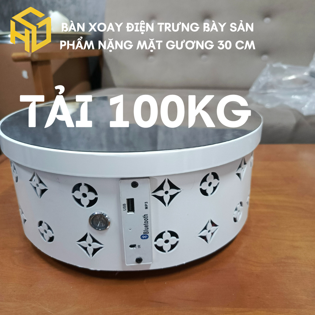 Bàn Xoay Phát Nhạc – Đế Xoay Chụp Hình, Trưng Bày Sản Phẩm Size 30cm