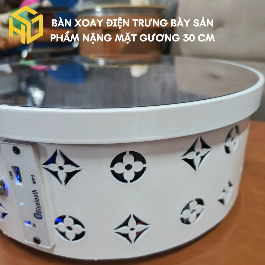 Bàn Xoay Phát Nhạc – Đế Xoay Chụp Hình, Trưng Bày Sản Phẩm Size 30cm