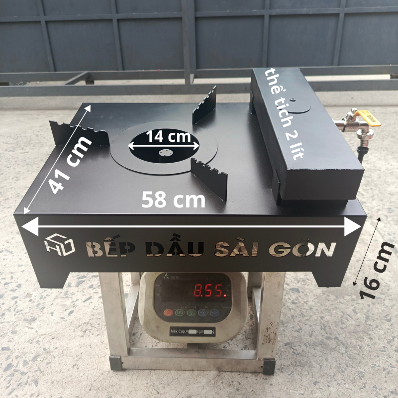 Bếp đốt dầu nhớt đã qua sử dụng, bếp dầu hoá khí thế hệ 2 chịu tải 100kg