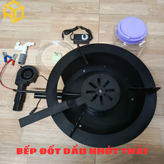 Bếp đốt nhớt dầu thải, bếp dầu hoá khí đường kính 40 cm - loại dày đẹp nặng 6kg chịu tải 100kg