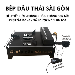 Bếp đốt dầu nhớt đã qua sử dụng, bếp dầu hoá khí thế hệ 2 chịu tải 100kg
