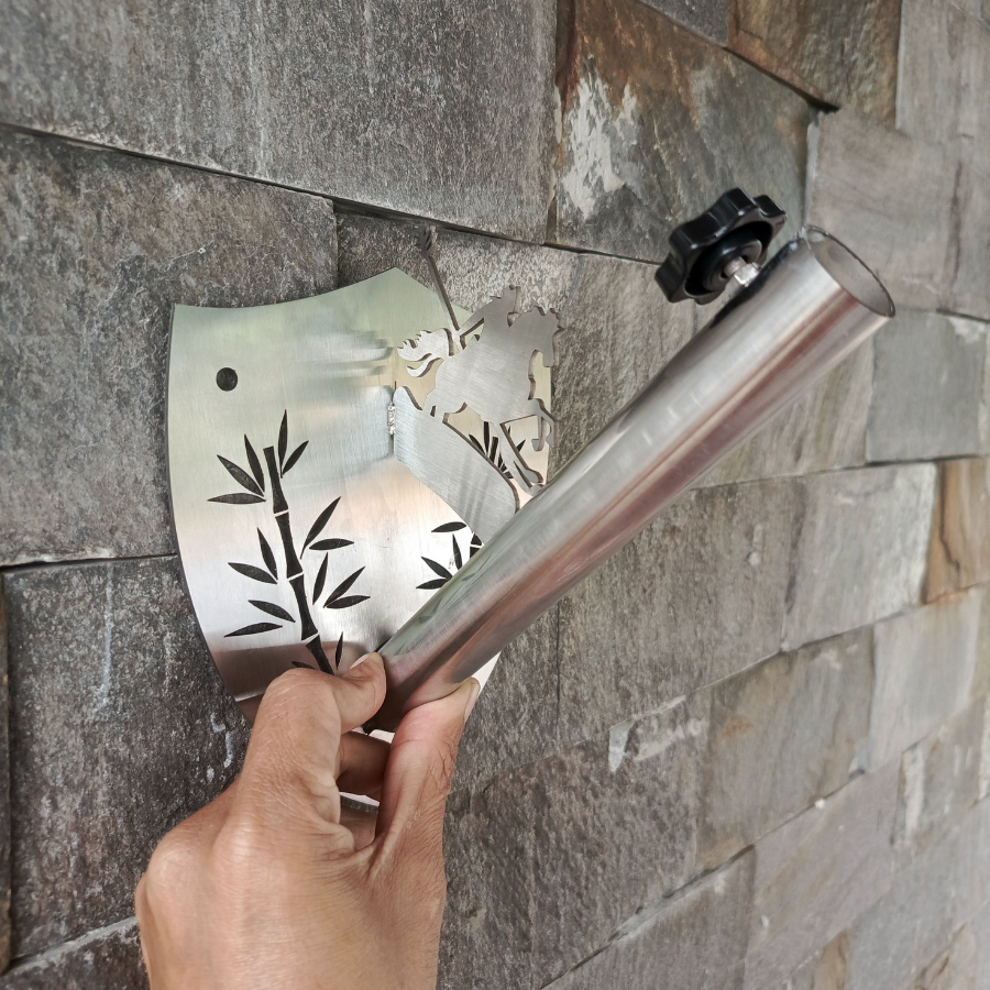 GIÁ CẮM CỜ INOX MẪU 2026 – THIẾT KẾ CÂY TRE & THÁNH GIÓNG – BỀN ĐẸP, TRANG NGHIÊM