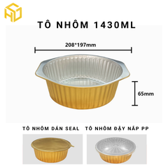 Máy dán khay nhôm đựng thực phẩm