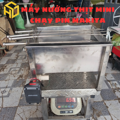 Máy Nướng Thịt Mini Tự Động Dùng Pin Makita – Tiện Lợi Cho Gia Đình Đi Cắm Trại Không Có Điện