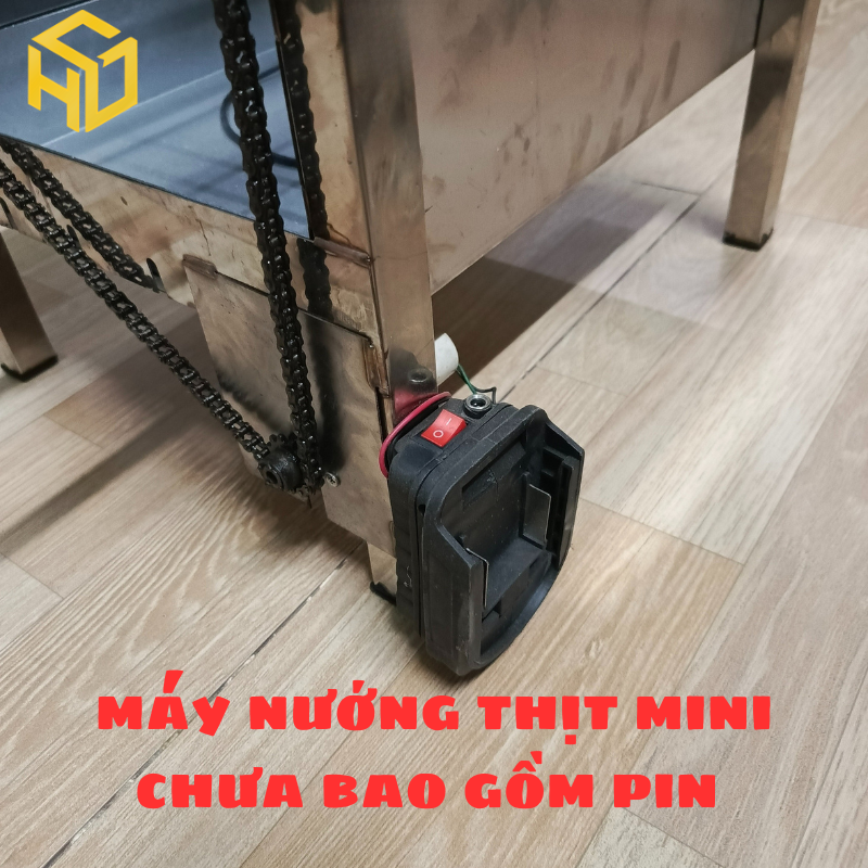 Máy Nướng Thịt Mini Tự Động Dùng Pin Makita – Tiện Lợi Cho Gia Đình Đi Cắm Trại Không Có Điện
