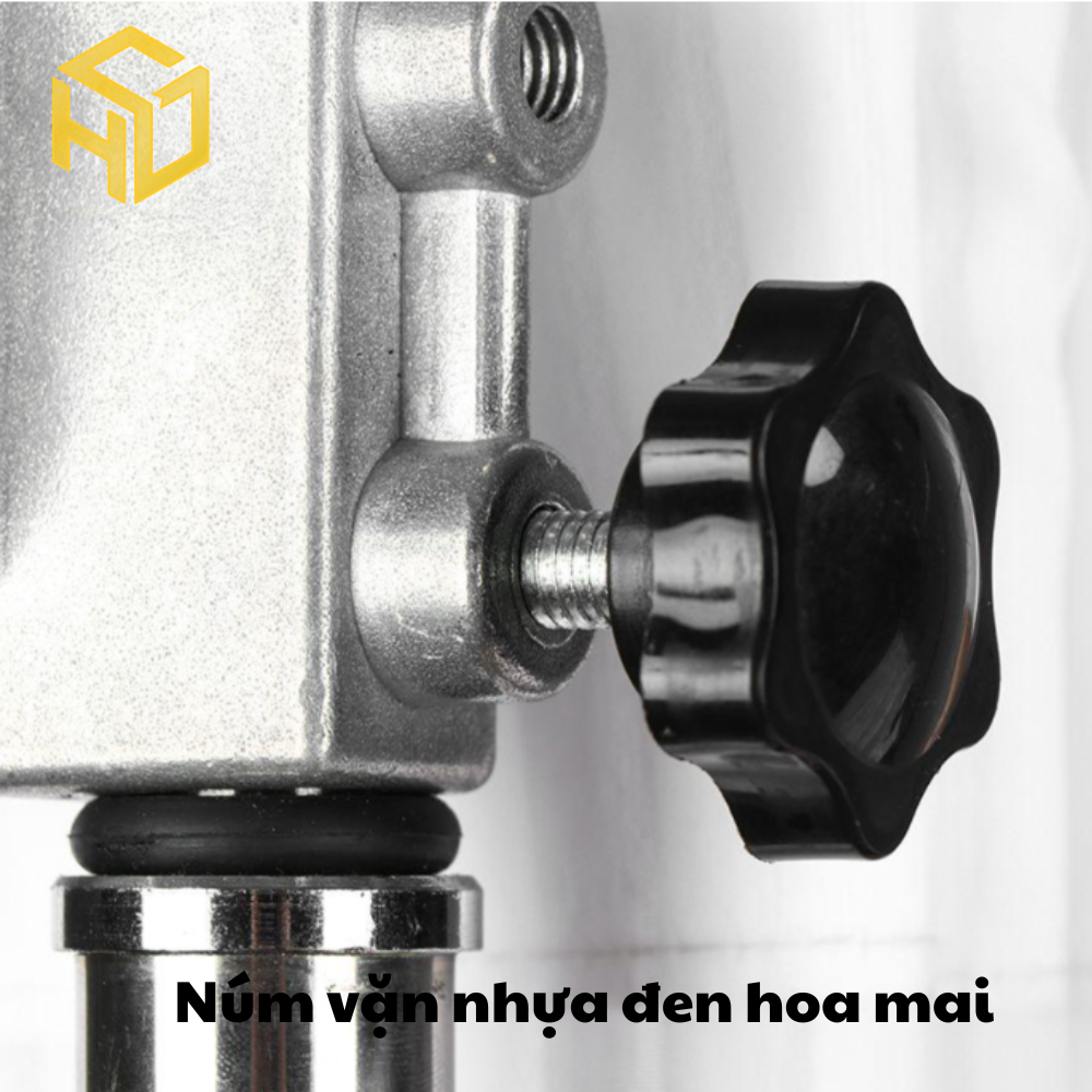 Bộ 5 Núm vặn nhựa bóng | Núm vặn tay bông mai nhựa ren M5 M6 M8