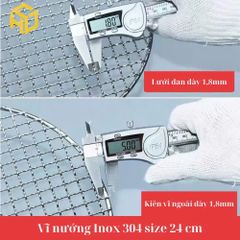Vỉ Nướng Inox  Cao Cấp – Chống Gỉ Sét, Bền Đẹp, Dễ Vệ Sinh