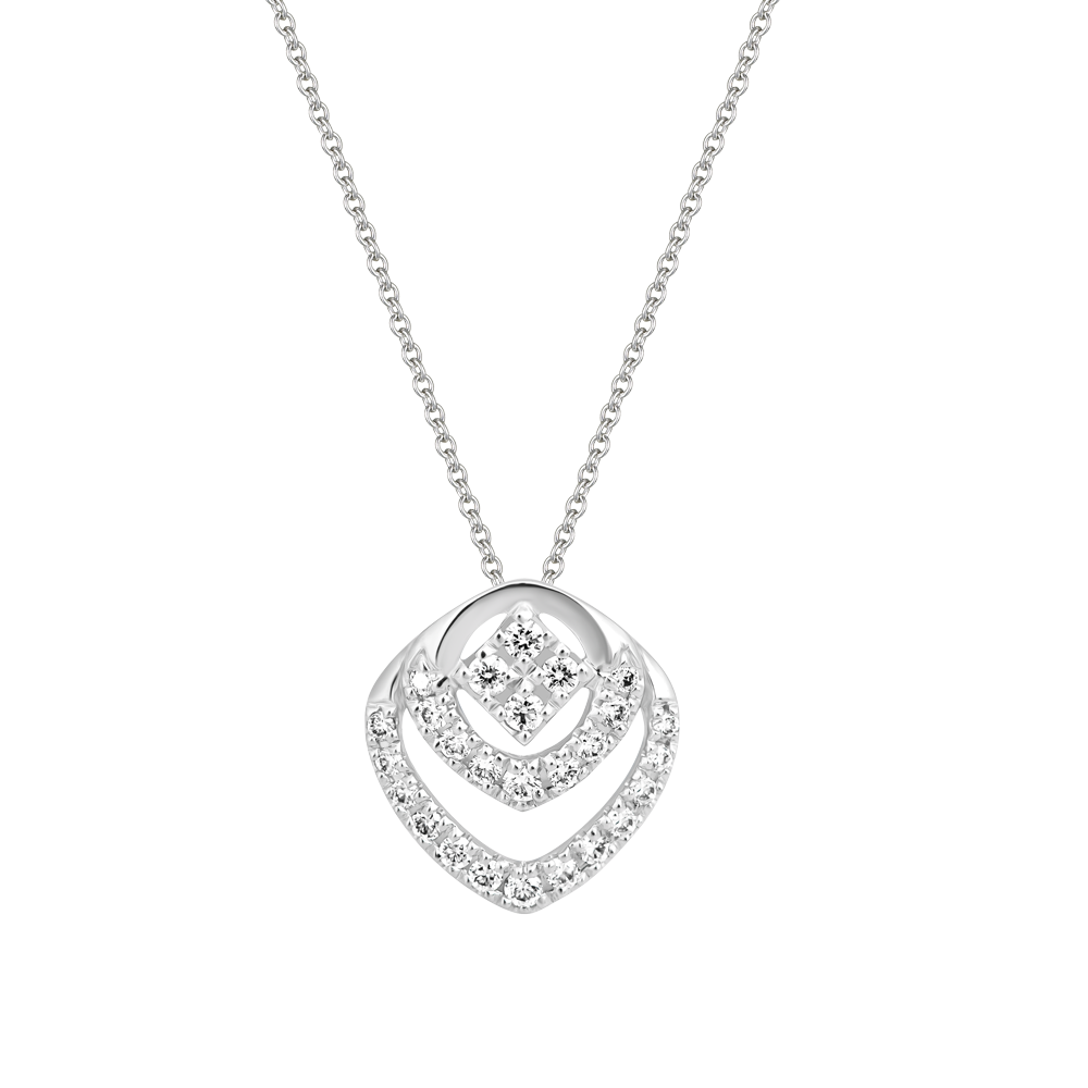Mặt kim cương viên vàng 14K Amora TD