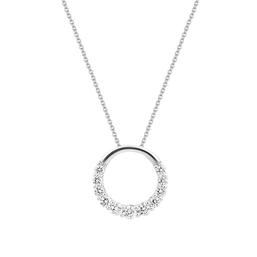 Mặt kim cương viên vàng 14K Astrova TD