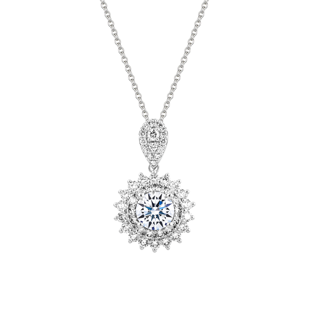Ổ mặt kim cương tấm vàng 14K Bailee N 1.5CT
