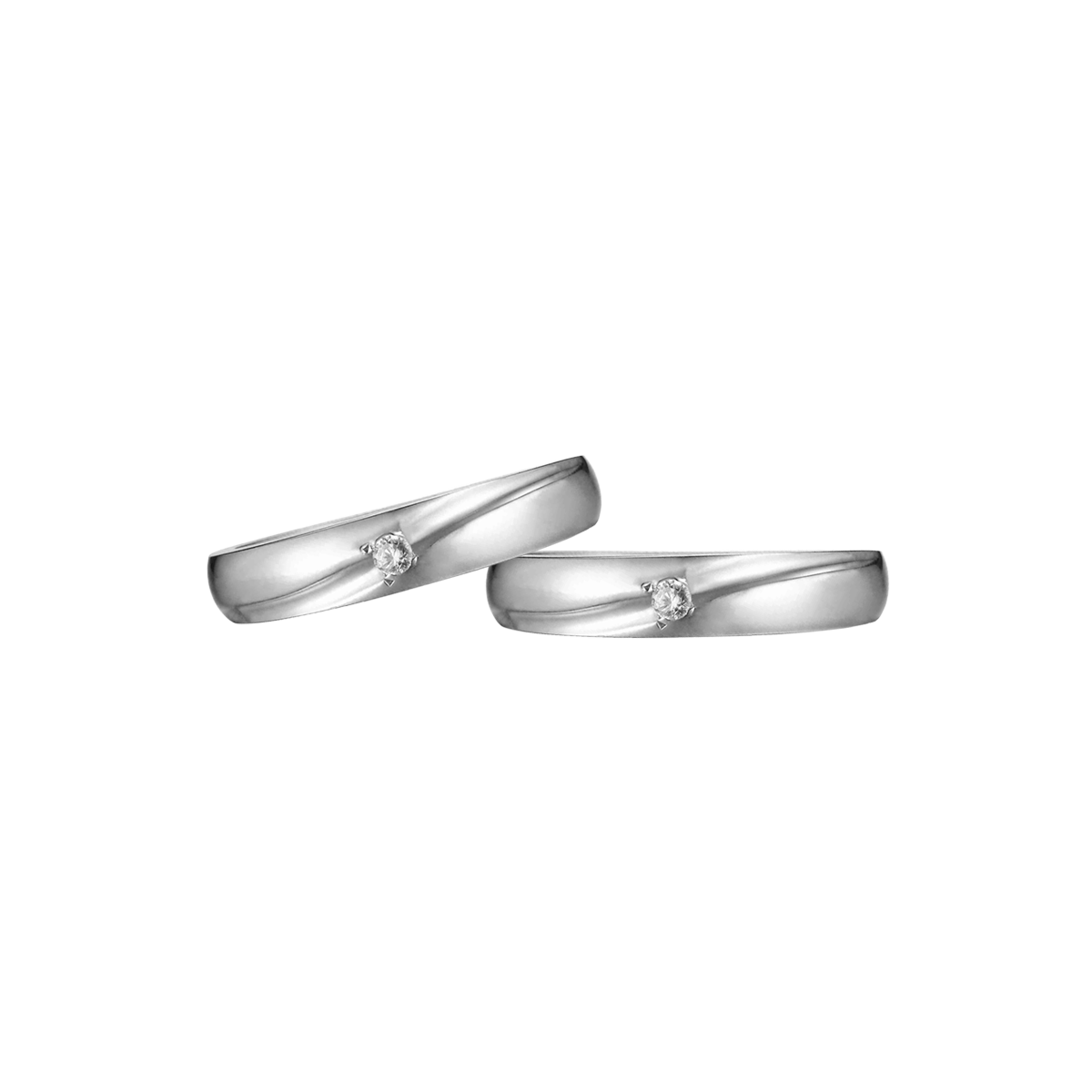 Nhẫn cưới nam kim cương viên vàng 14K Benecdict M