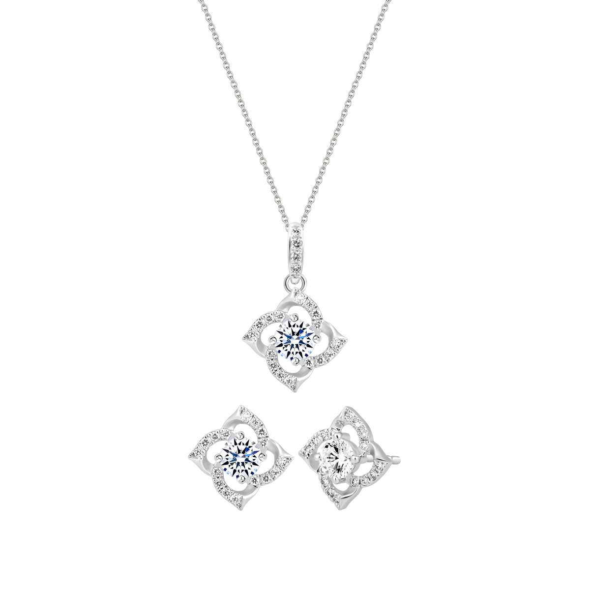 Bộ Trang Sức Floreting GIA 2C