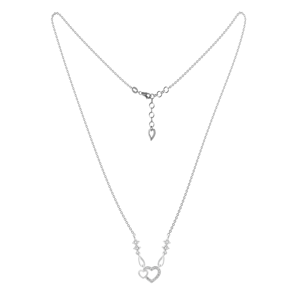 Dây liền mặt kim cương viên vàng 14K Heartiful