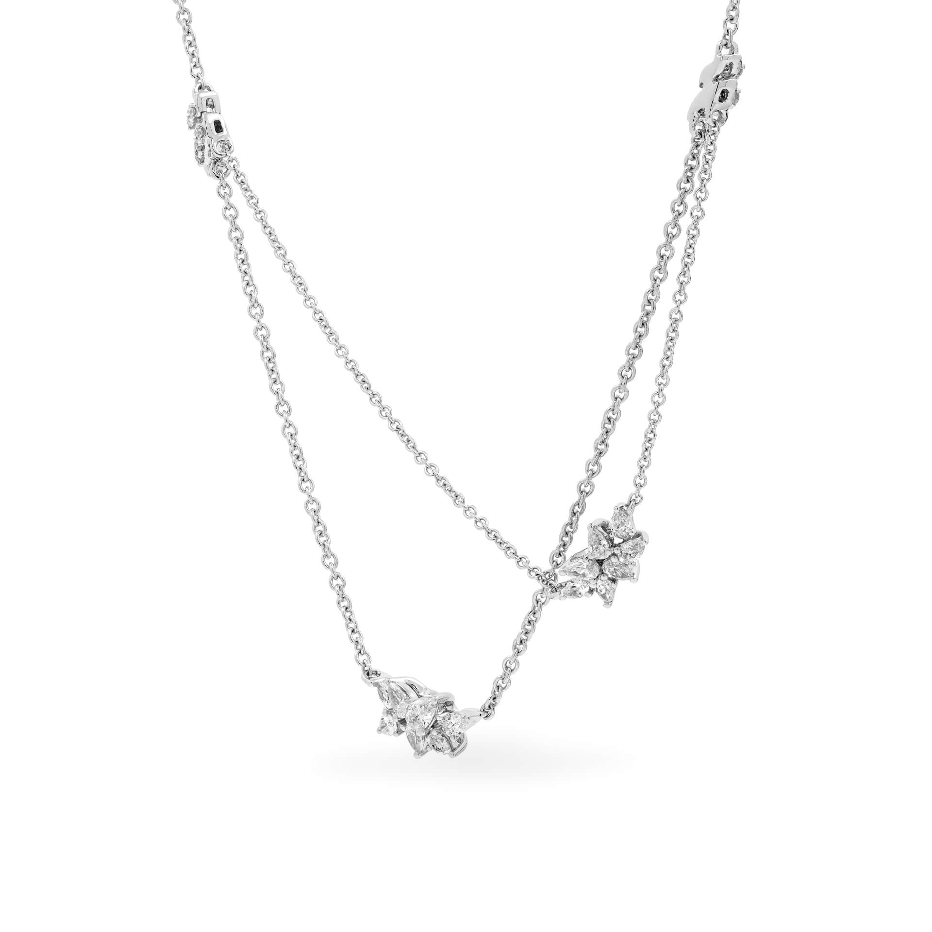 Dây liền mặt kim cương viên vàng 14K Jena A097 TD