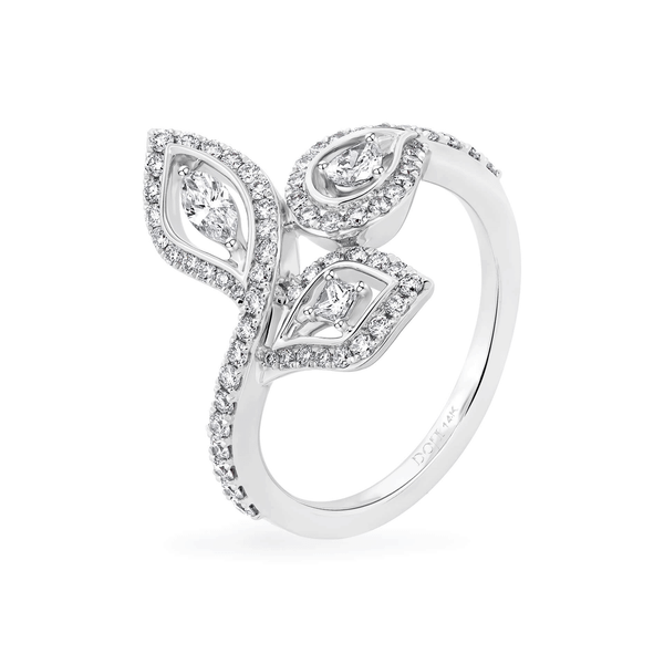 Nhẫn nữ kim cương viên vàng 14K Jena A104 TD